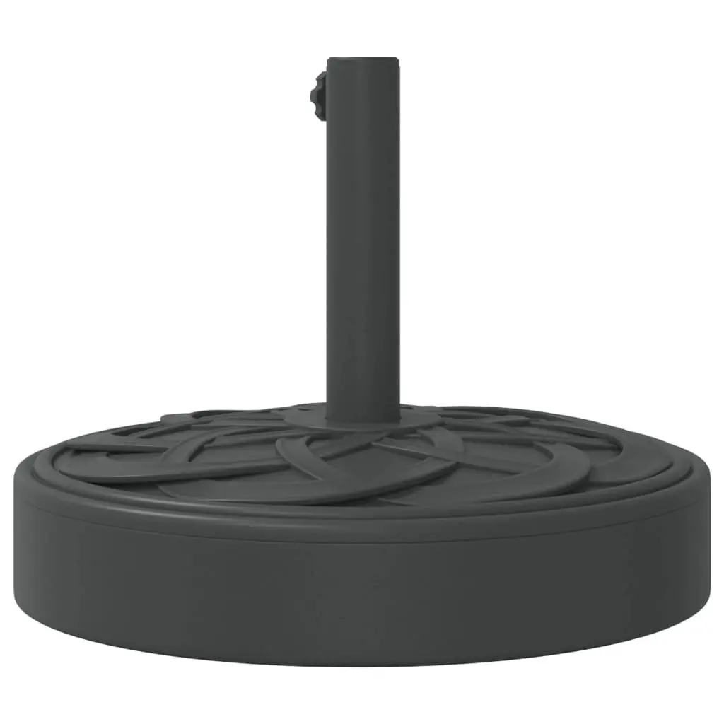Parasol Base Outdoor Garden 25kg Round Umbrella Stand Black