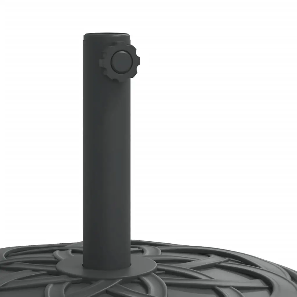 Parasol Base Outdoor Garden 25kg Round Umbrella Stand Black