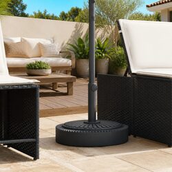 25kg Round Parasol Base with Concrete Fill
