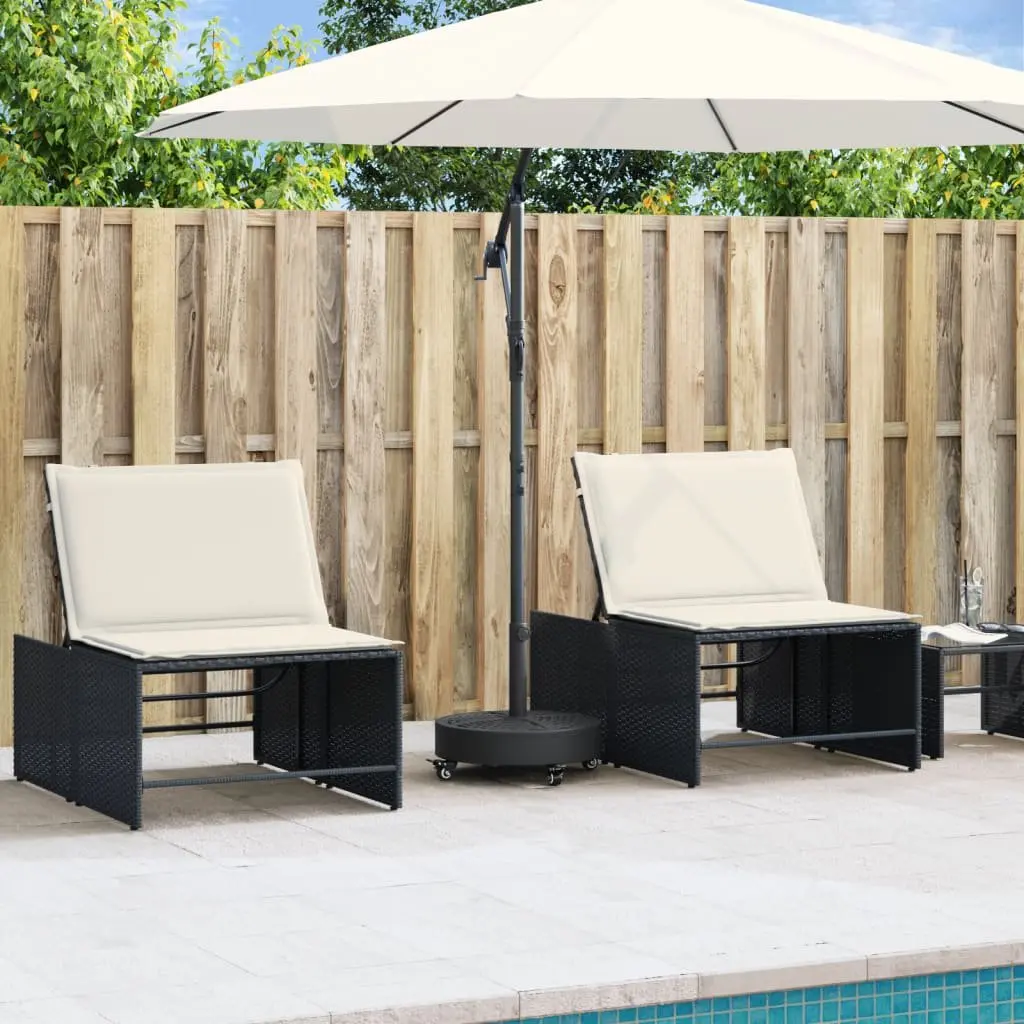 27 kg Round Parasol Base with Wheels and Adaptors