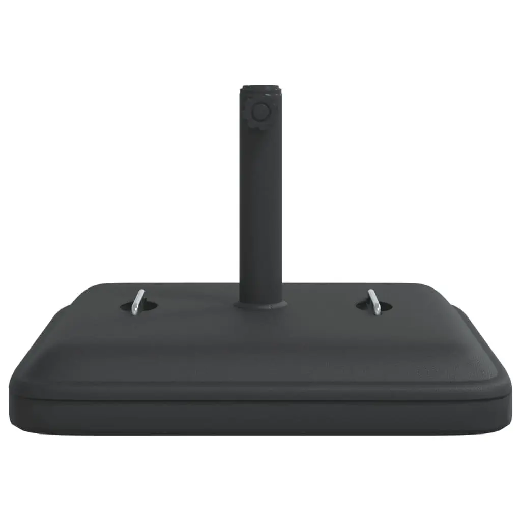 Parasol Base Square Black Stable Umbrella Foundation Concrete Filled Handles