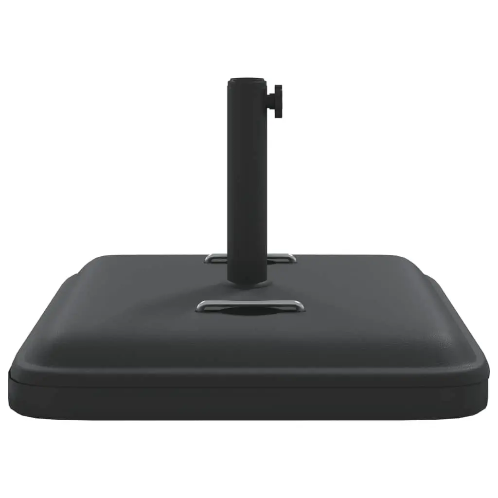 Parasol Base Square Black Stable Umbrella Foundation Concrete Filled Handles