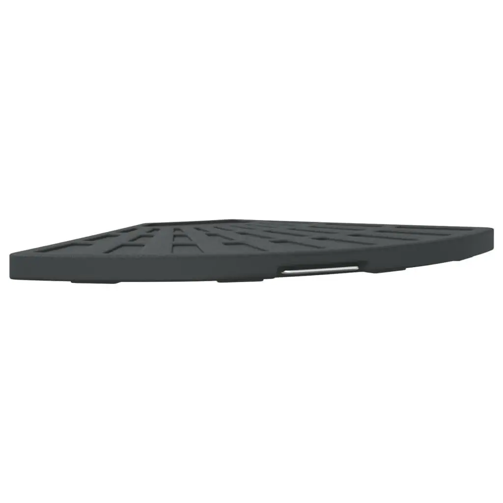 Parasol Base Weight 14kg with Handle for Cross Stand Umbrella Black