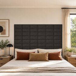 Specifications of 12 Grey Wall Headboard Panels