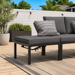 Specifications of Black Outdoor Garden Stool with Cushion