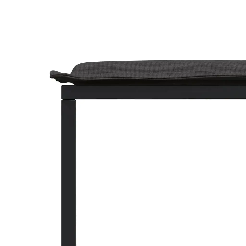 4-Piece Outdoor Stools Set with Cushions