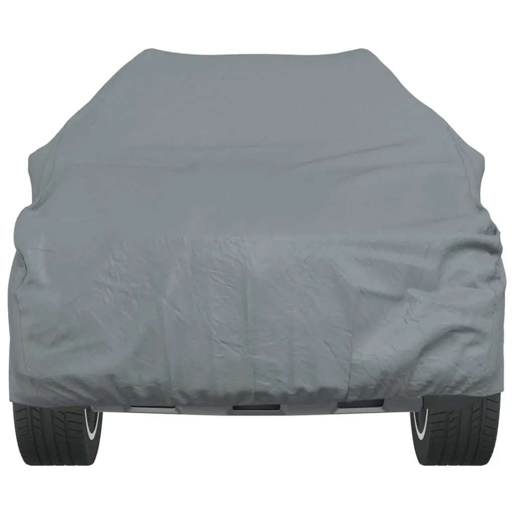 SUV Car Cover Grey M Size Non-Woven Fabric Storage Protection Windproof