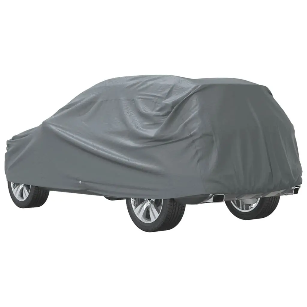 SUV Car Cover Grey M Size Non-Woven Fabric Storage Protection Windproof