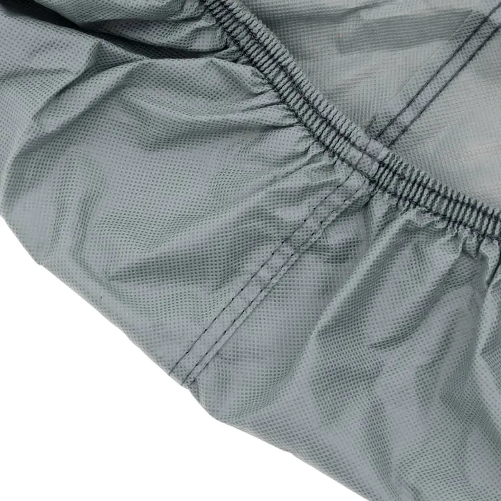 SUV Car Cover Grey L Size Non-Woven Fabric Breathable Windproof Storage Bag