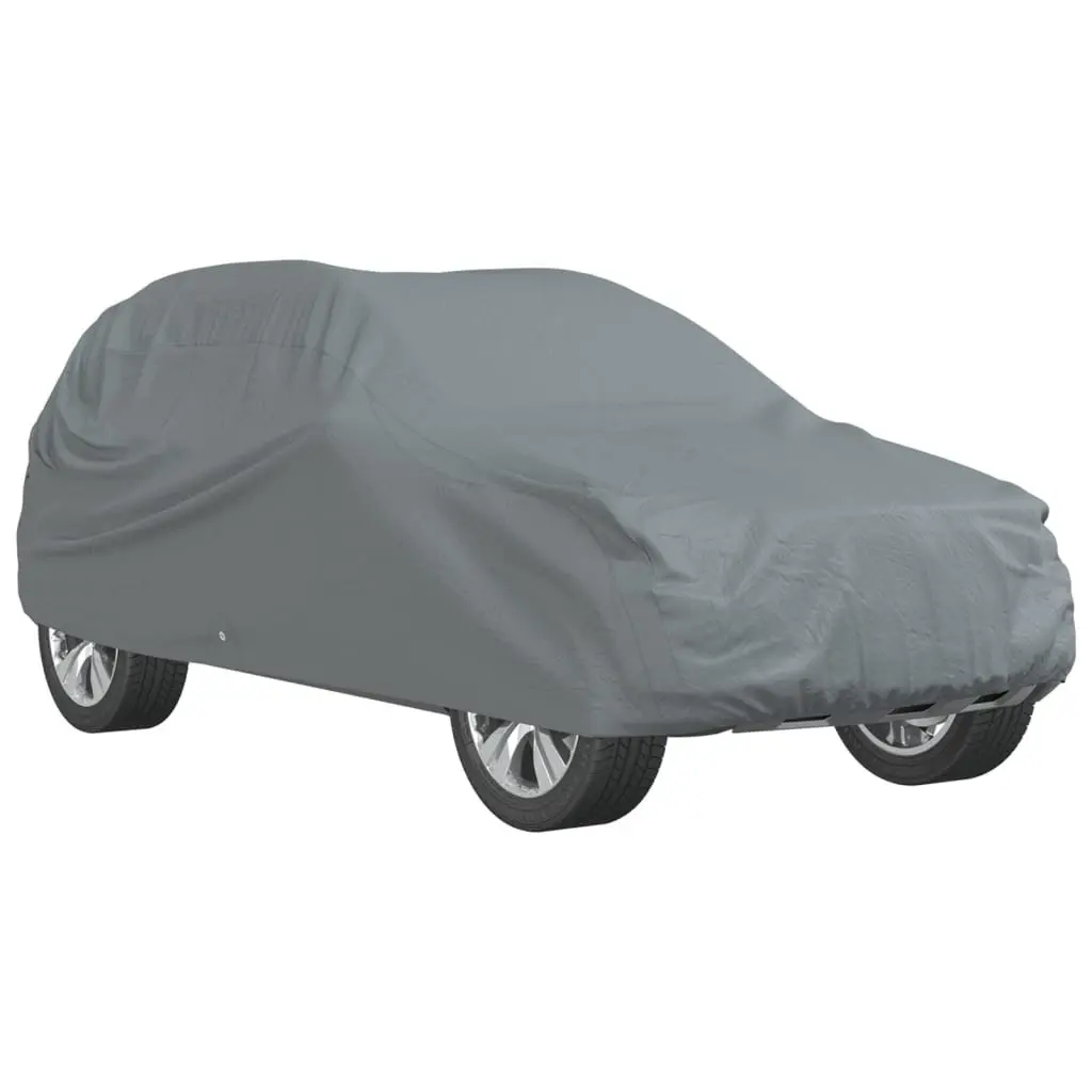 SUV Car Cover Grey Full Size Non-Woven Fabric Breathable Dust Protection Storage