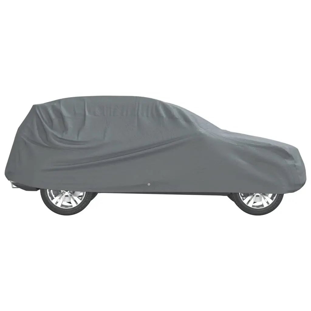 SUV Car Cover Grey Full Size Non-Woven Fabric Breathable Dust Protection Storage