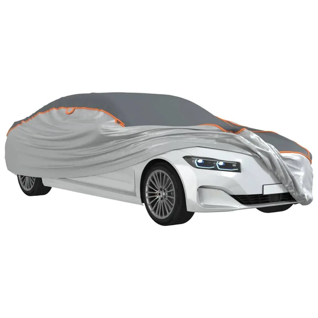 Sedan Car Cover XXL Full Protection Hail Snow UV Outdoor Indoor Storage Silver