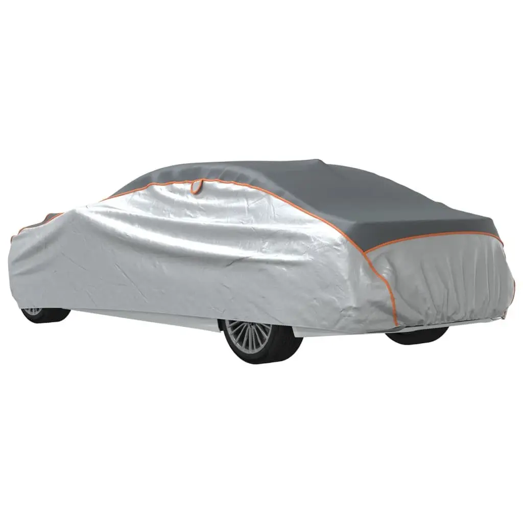 Sedan Car Cover XXL Full Protection Hail Snow UV Outdoor Indoor Storage Silver
