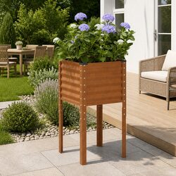 Garden Planter Box Specifications: 45x45x88 cm Steel Design