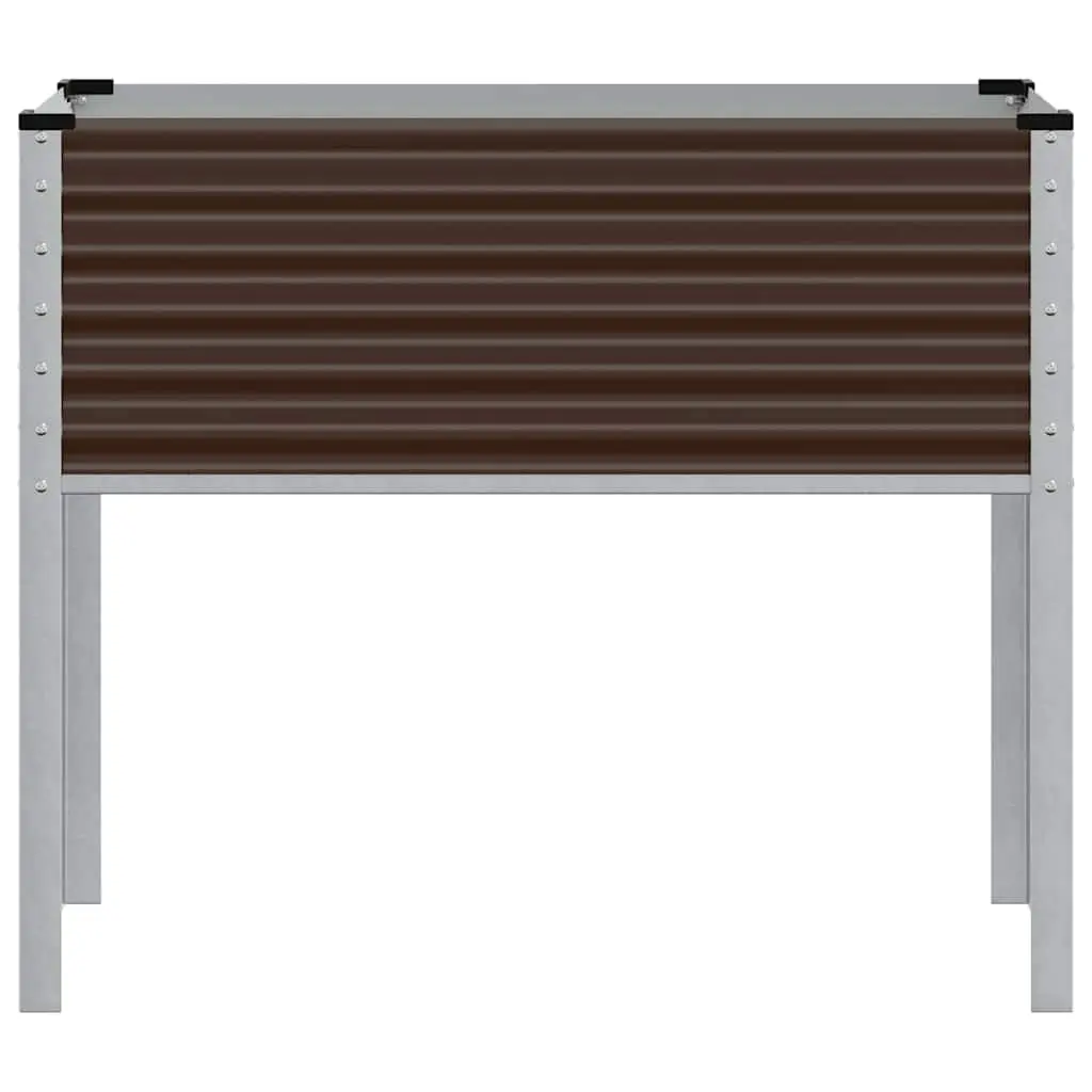 Steel Garden Planter Box for Outdoor Use 100 x 45 x 90 cm