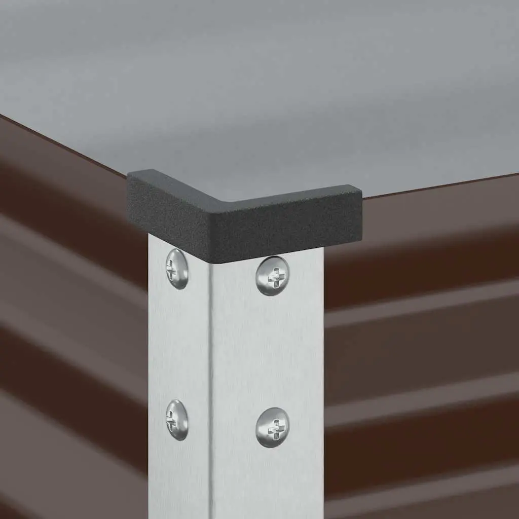 Steel Garden Planter Box for Outdoor Use 100 x 45 x 90 cm