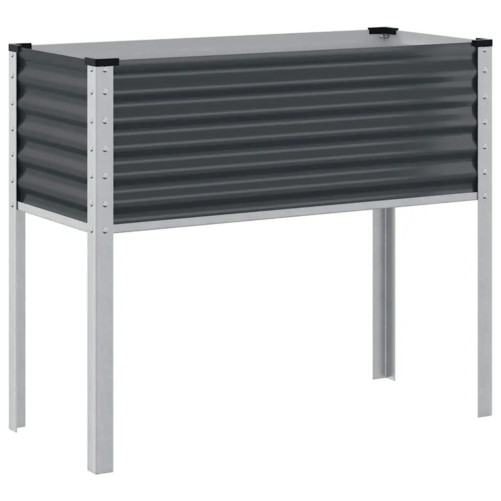 Steel Garden Planter Box Outdoor 100x45x90 cm