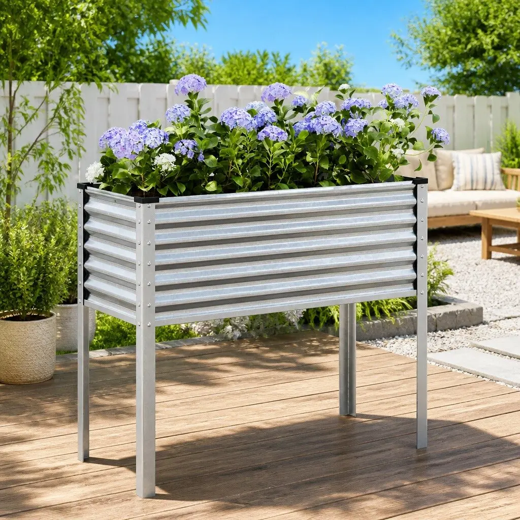 100x45x90cm Galvanised Steel Planter Box