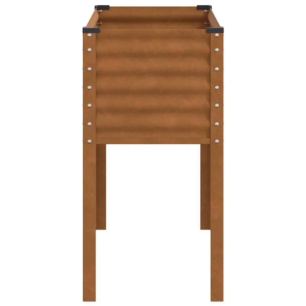 Steel Planter Box Outdoor Garden 100x45x90 cm