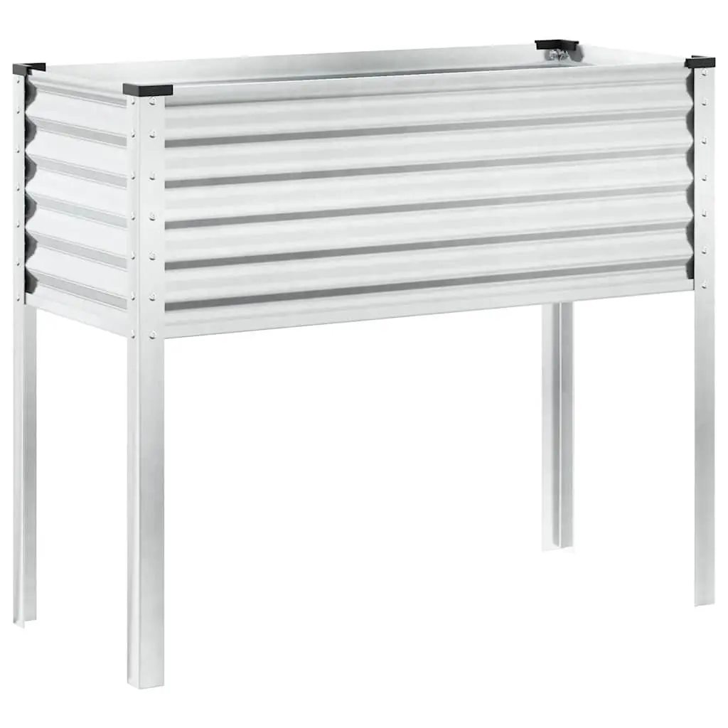 Steel Planter Box Outdoor Garden 100x45x90 cm