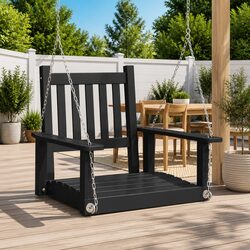 Specifications of the Black Garden Swing Chair