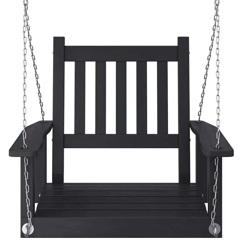 Black Garden Swing Chair