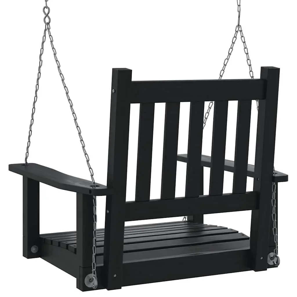 Black Garden Swing Chair