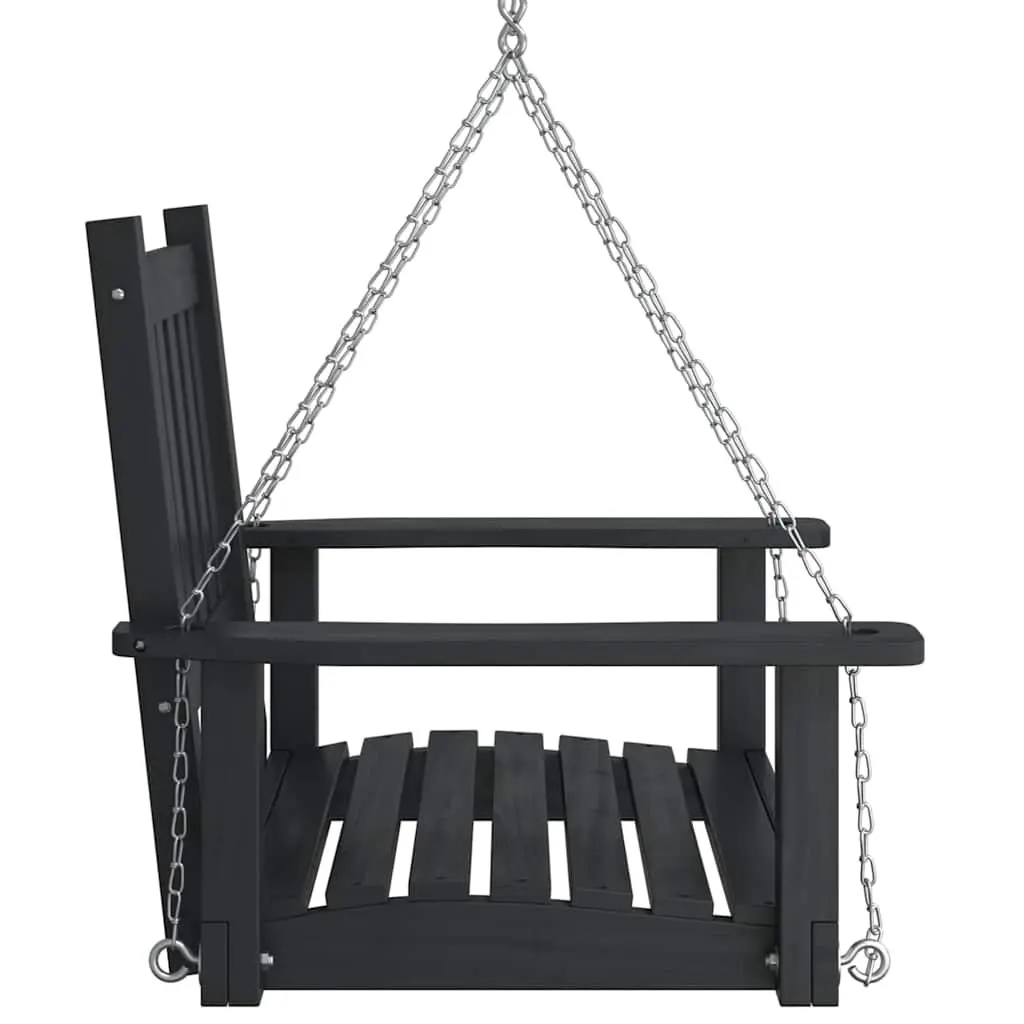 Black Garden Swing Chair