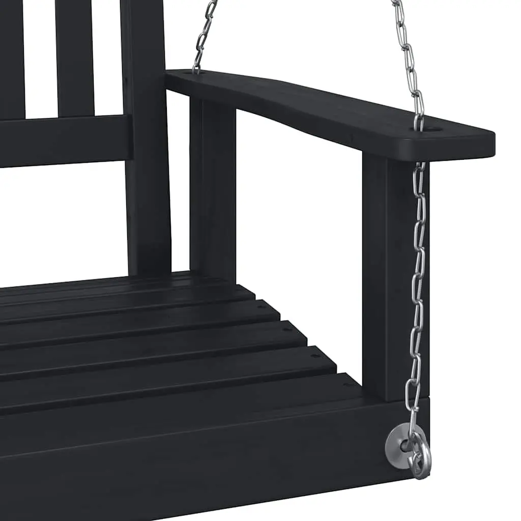 Black Garden Swing Chair