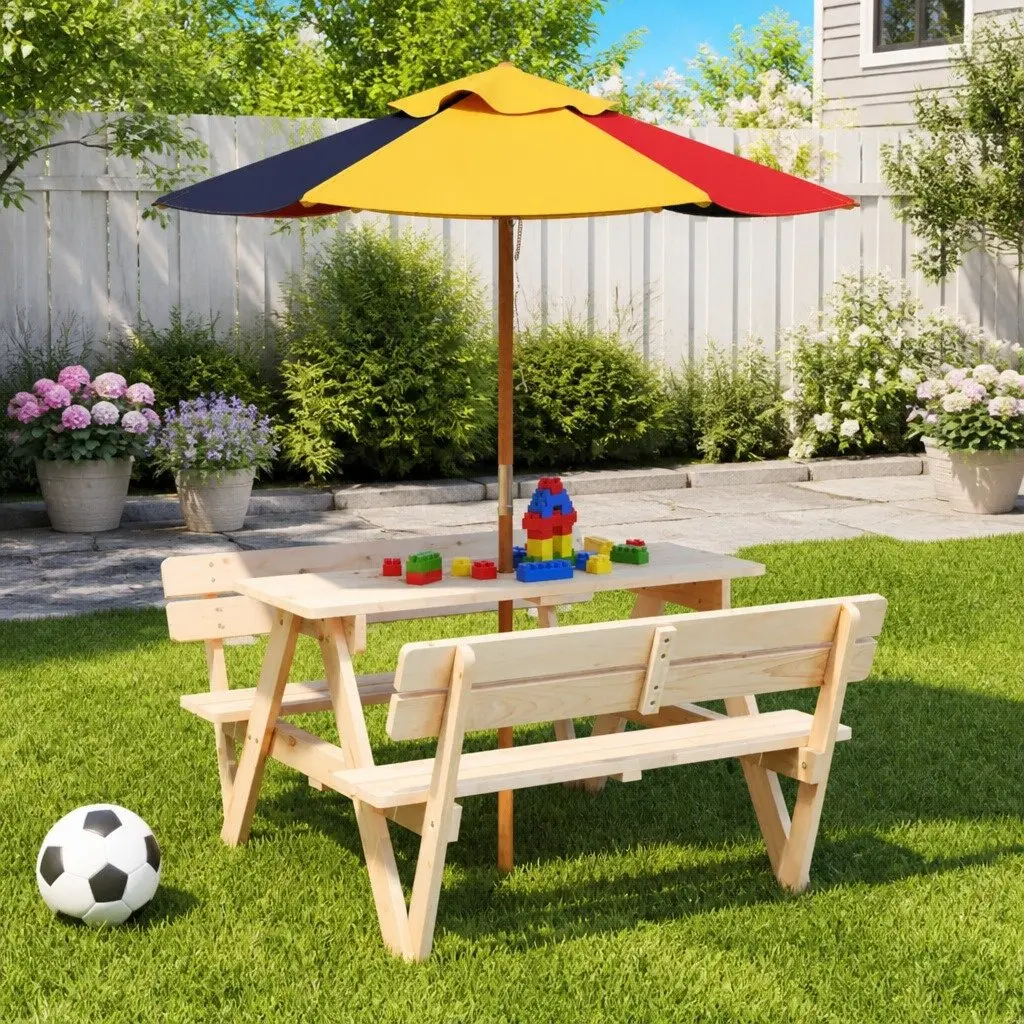 Kids Garden Umbrella Outdoor Use 120cm Diameter