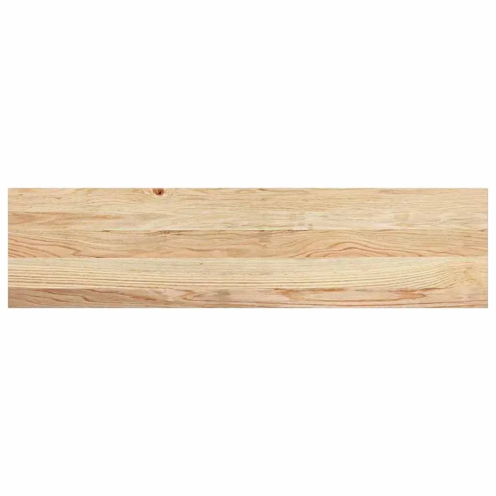 Solid Oak Wood Window Sills Untreated 100x25x2 cm Natural Wooden Ledge 2 Piece