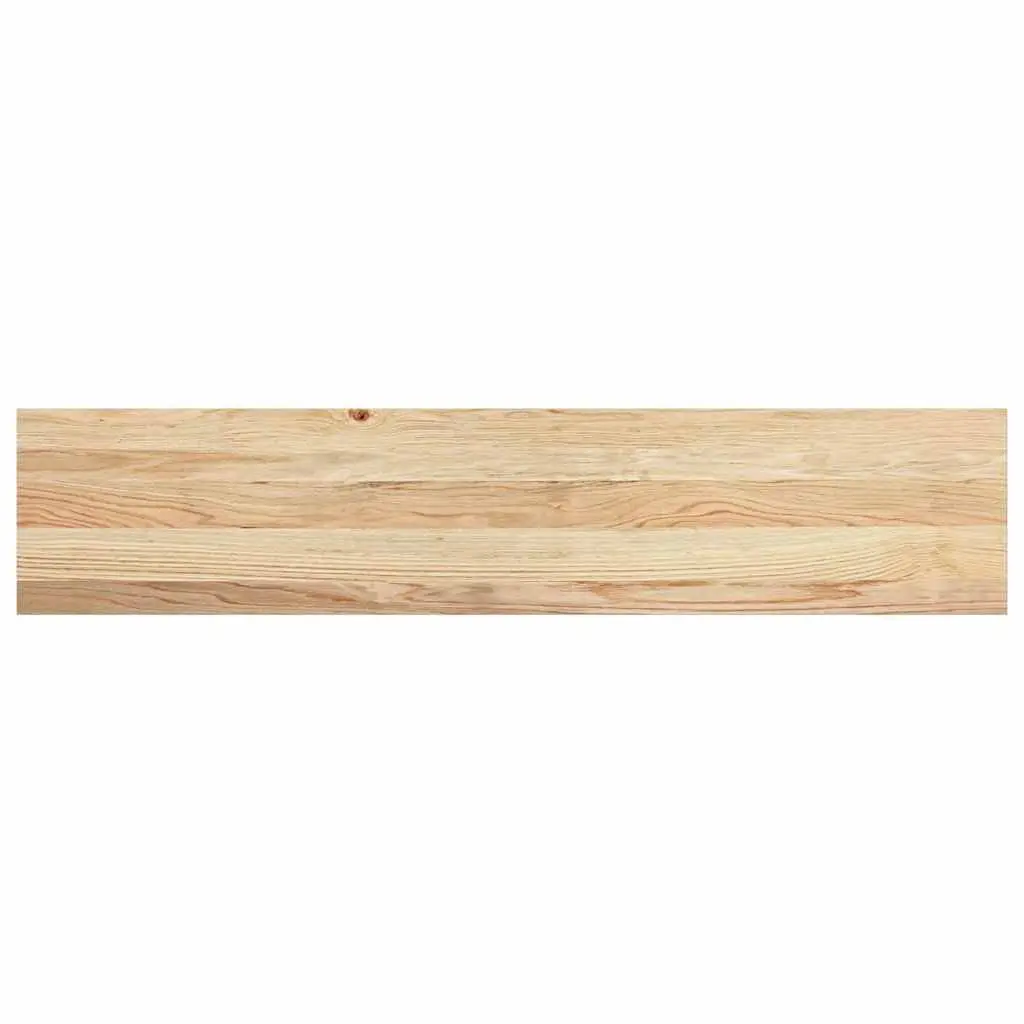 Solid Oak Wood Untreated Window Sills 120x30x2 cm Brown Display Ledge Set of 2