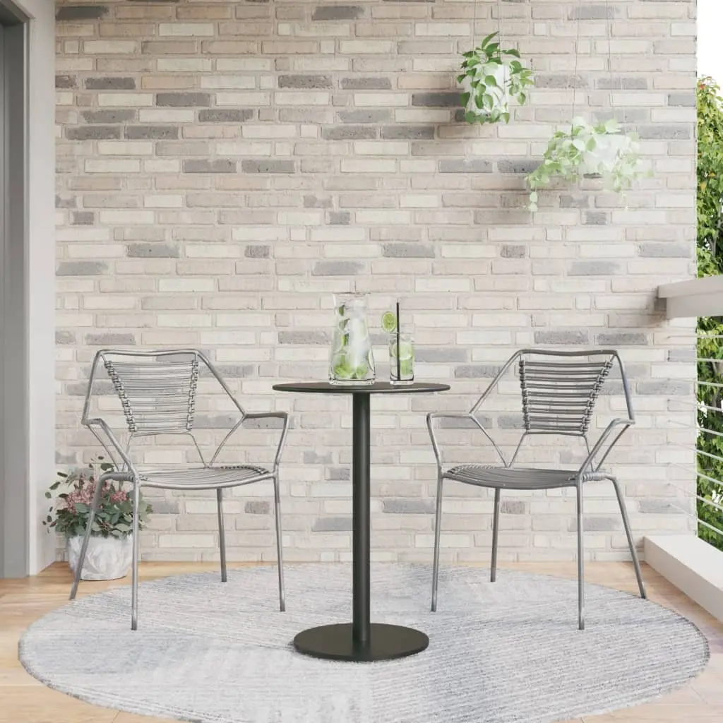 Round Garden Table Outdoor Patio Ø50cm Height 72cm