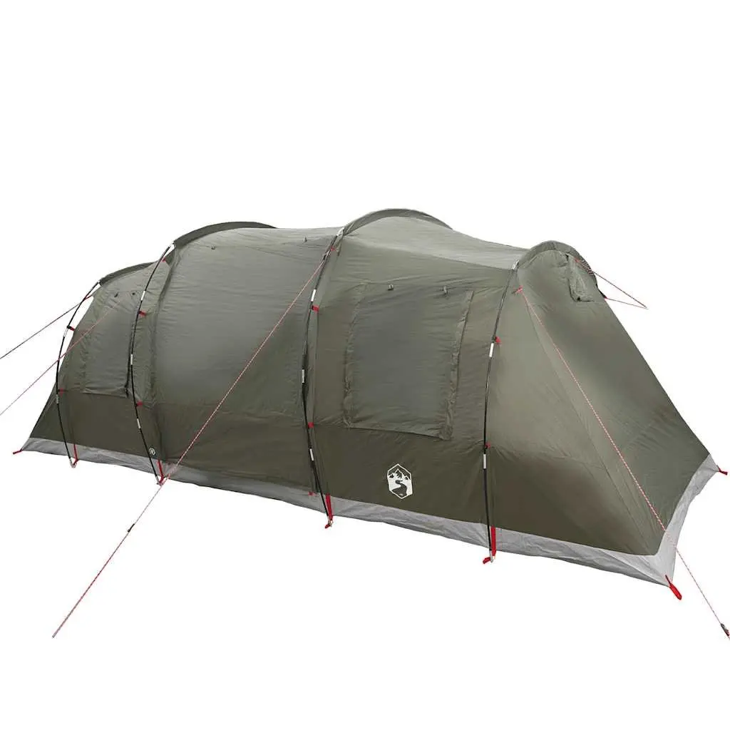 Camping Tent 4-Person Outdoor Adventure Green Waterproof Hiking Shelter