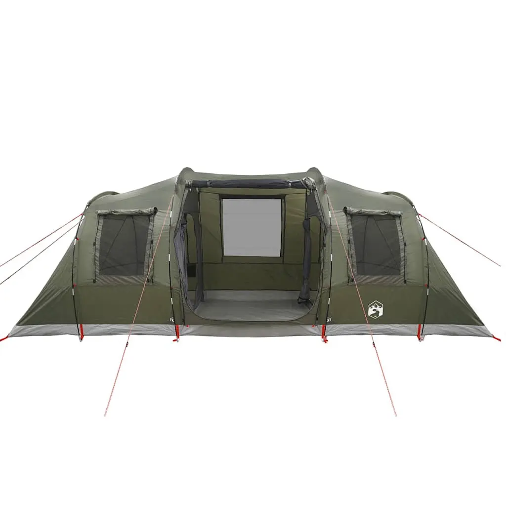 Camping Tent 4-Person Outdoor Adventure Green Waterproof Hiking Shelter