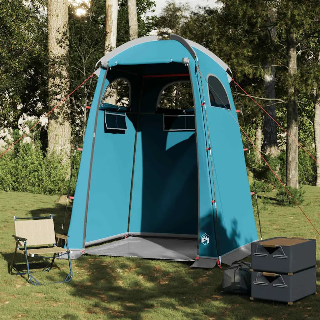 Shower Tent Blue Waterproof Camping Privacy Toilet Changing Room Portable