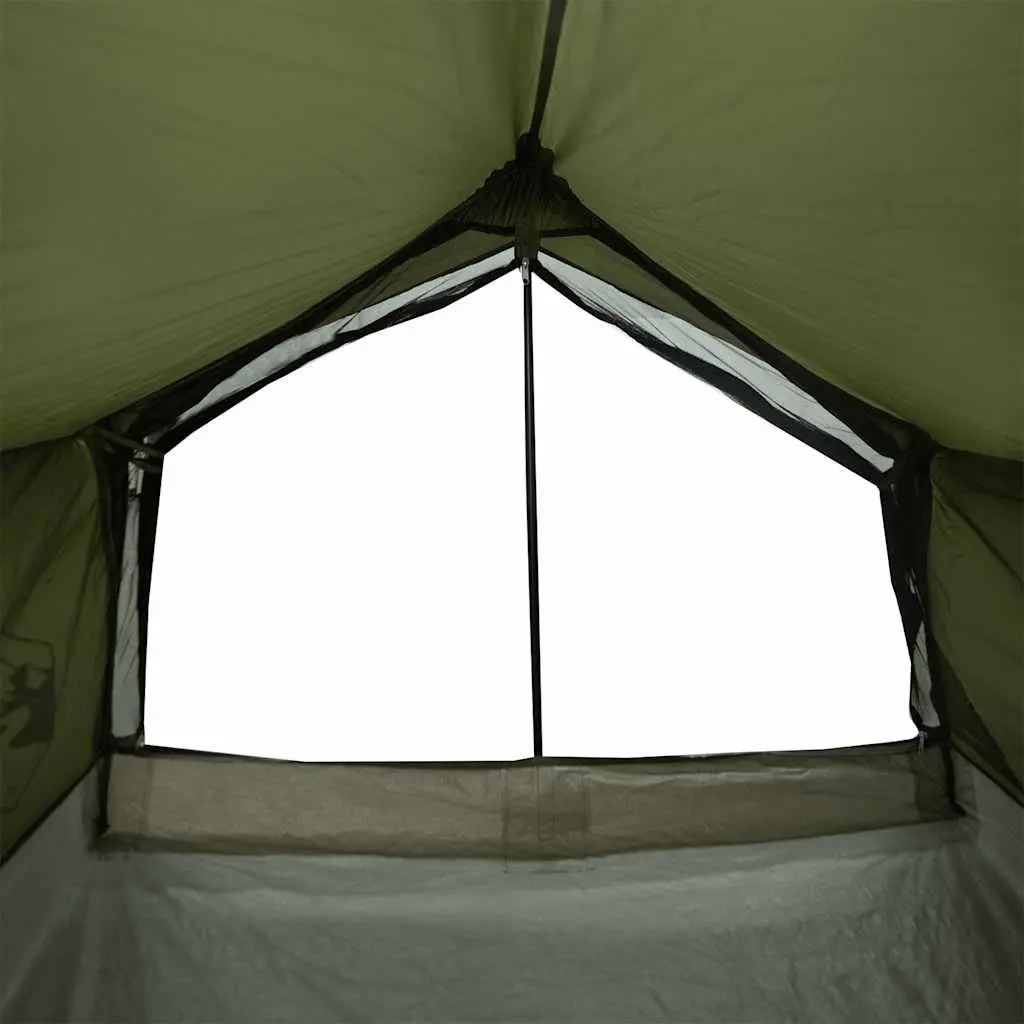 Camping Tent 2-Person Waterproof Mesh Ventilation Olive Green