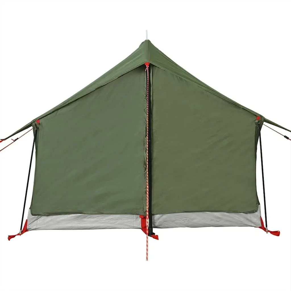 Camping Tent 2-Person Waterproof Mesh Ventilation Olive Green