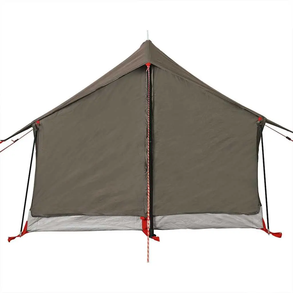 Camping Tent 2-Person Brown Waterproof Mesh Ventilation Portable