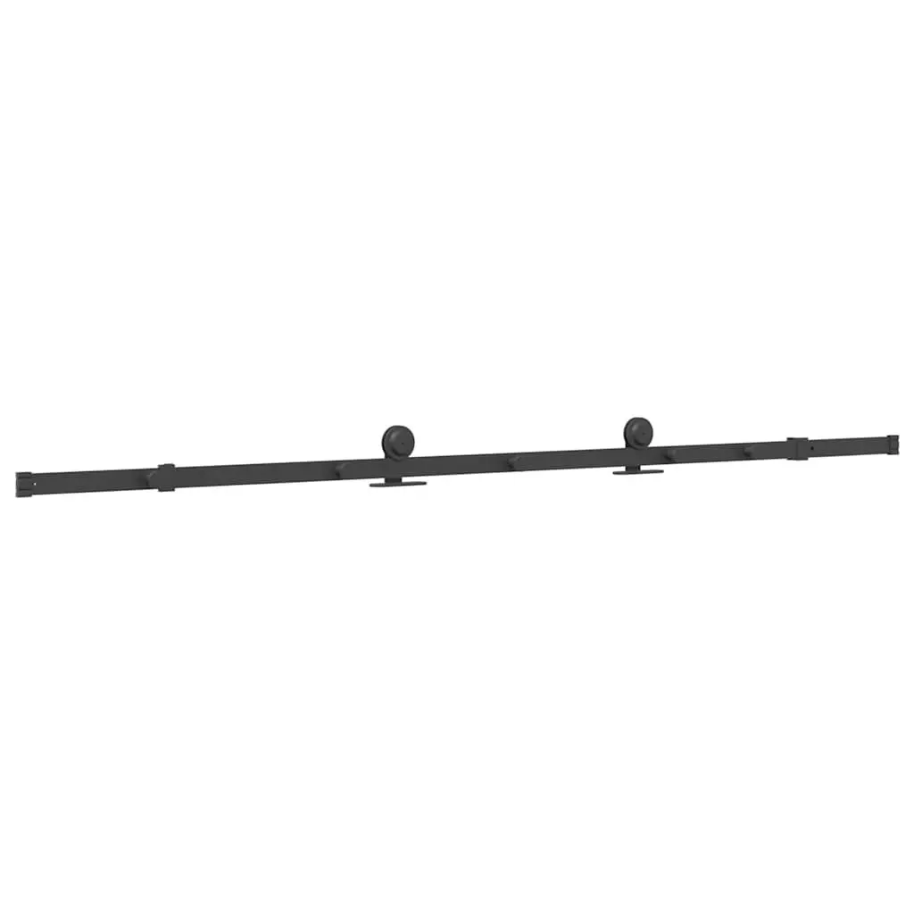 Sliding Door Hardware Kit with 213.5cm Steel Track