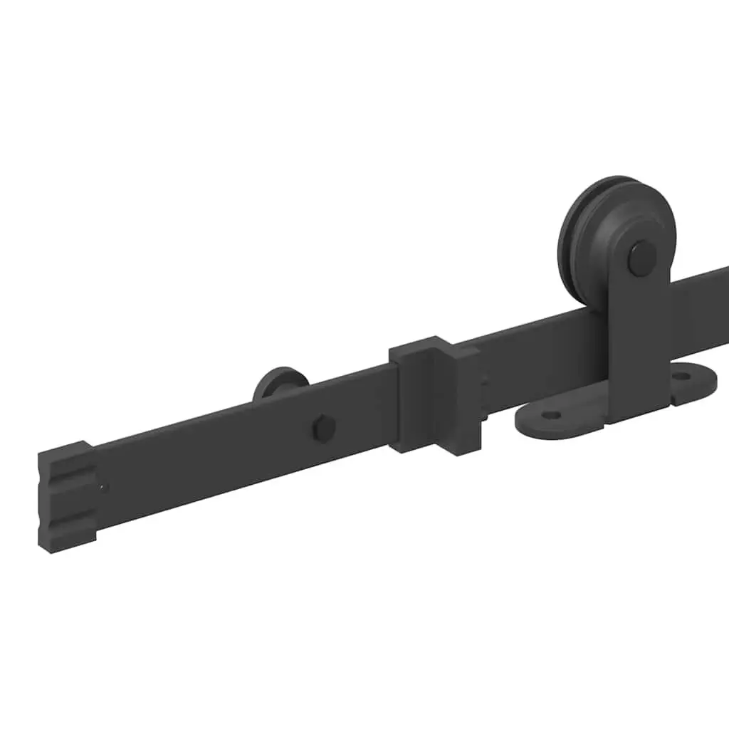 Sliding Door Hardware Kit with 213.5cm Steel Track