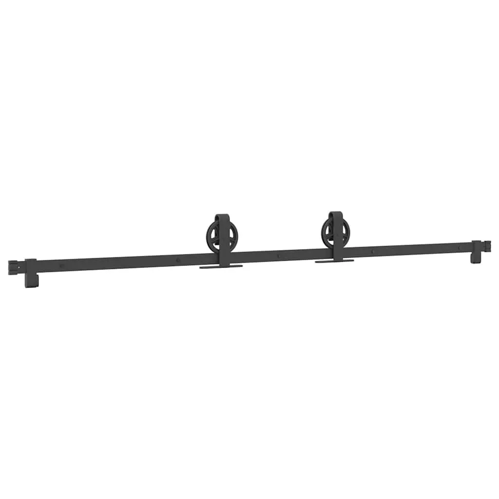 Sliding Door Hardware Kit for Study Bedroom Living Room 200cm Steel Track System