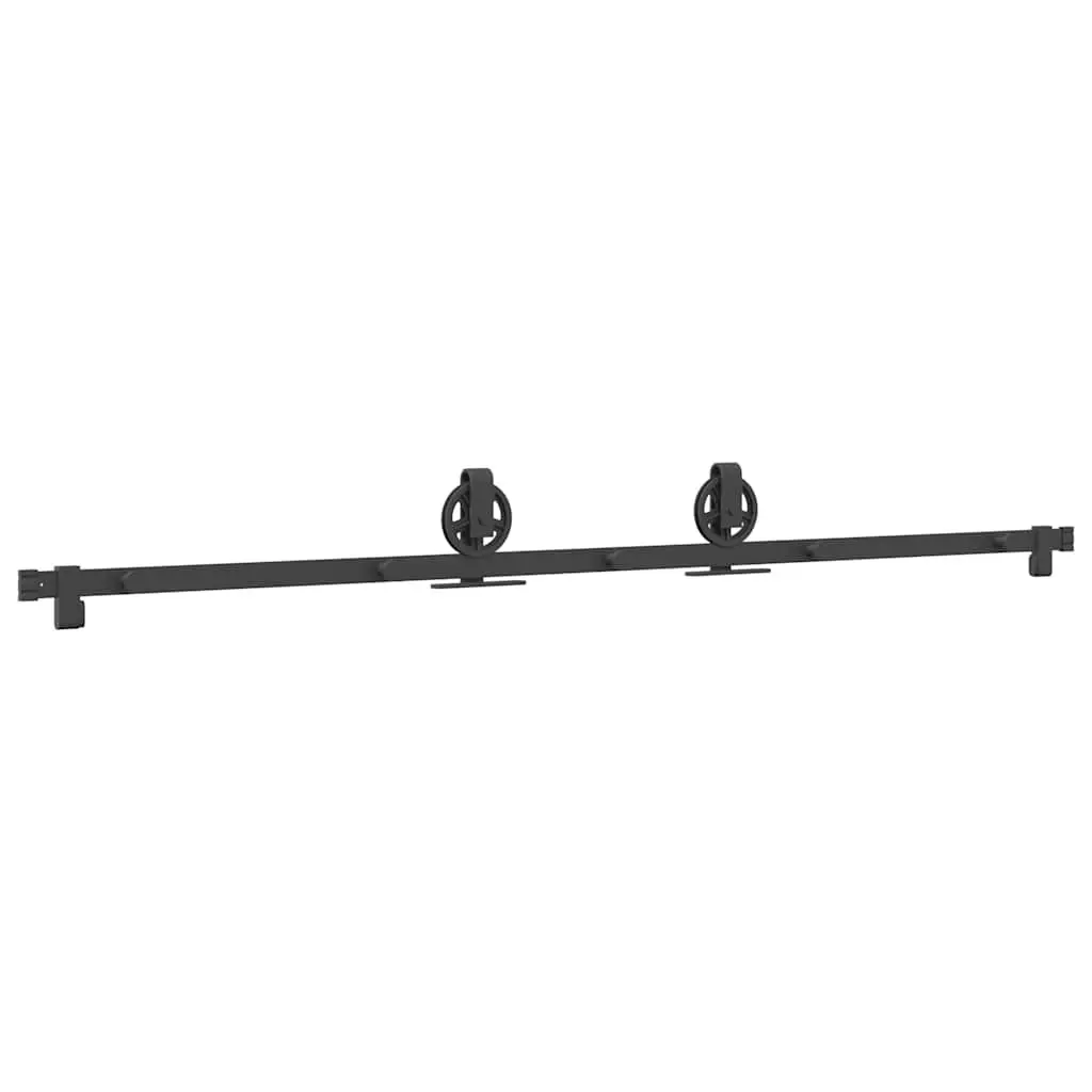 Sliding Door Hardware Kit for Study Bedroom Living Room 200cm Steel Track System