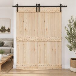 200cm Steel Black Track Rail System with Rollers