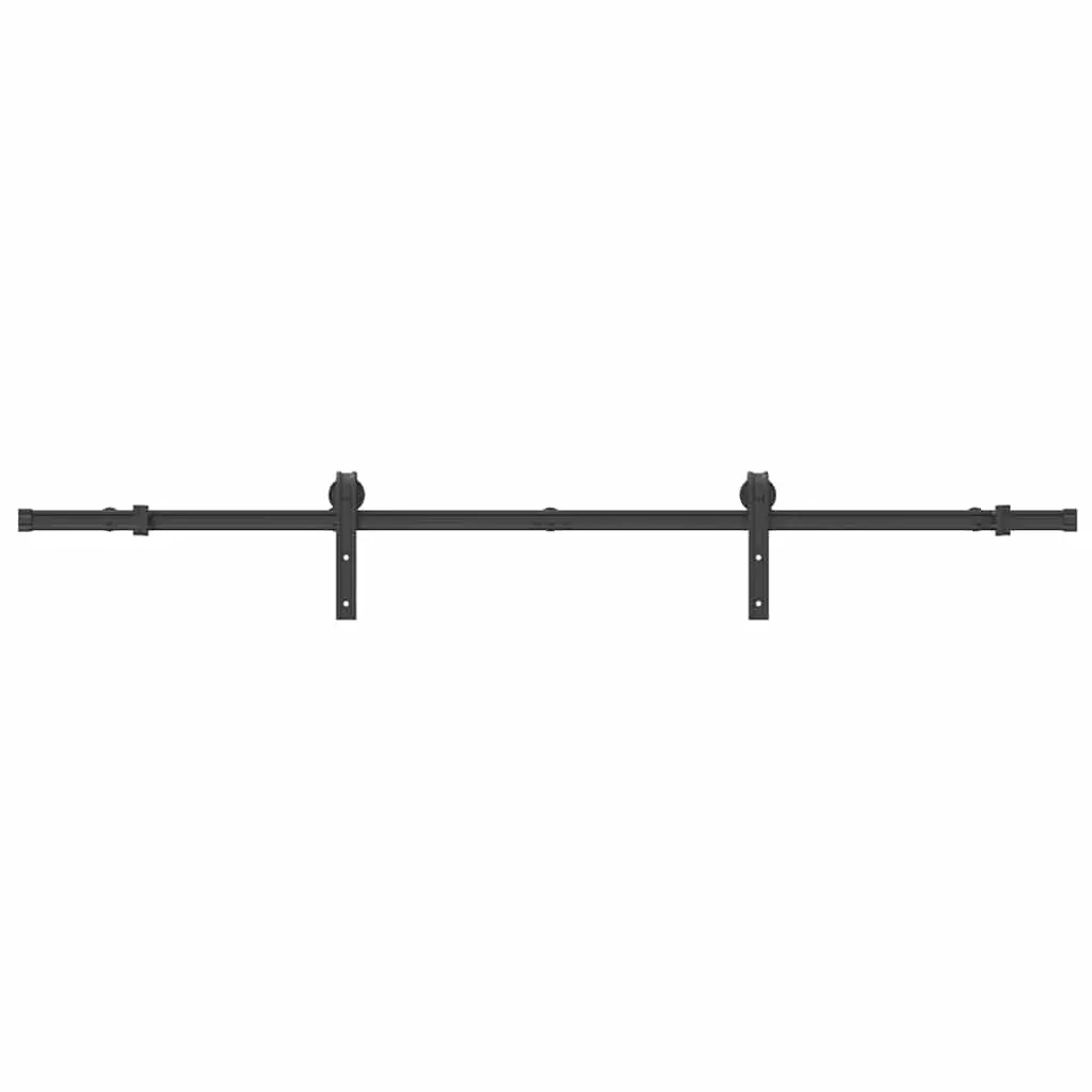 Sliding Door Hardware Kit 200cm Steel Track Rail System for Interior Doors