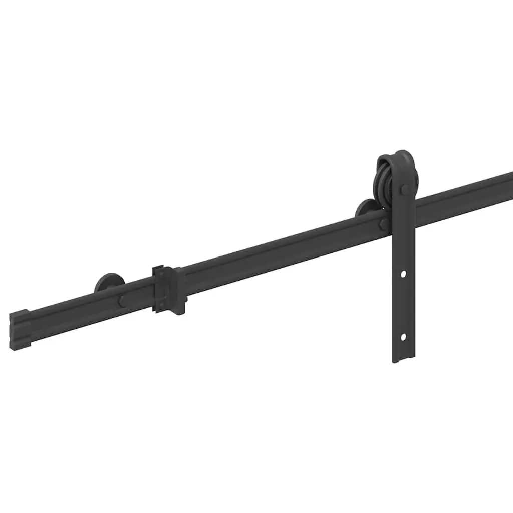 Sliding Door Hardware Kit 200cm Steel Track Rail System for Interior Doors