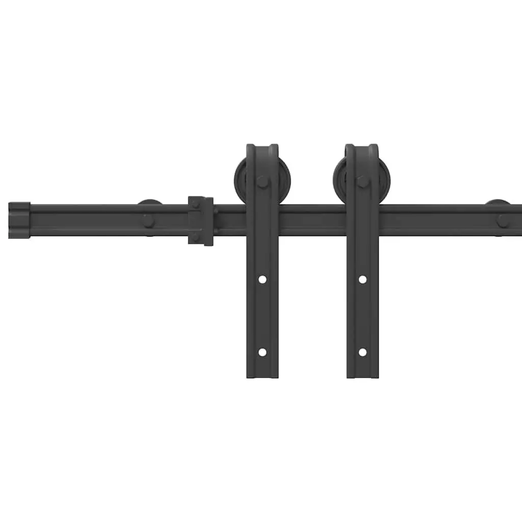 Sliding Door Hardware Kit 200cm Steel Track Rail System for Interior Doors