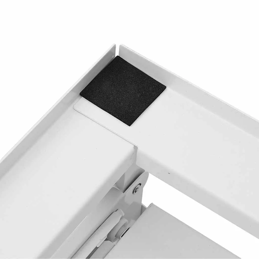 Washing Machine Pedestal for Laundry Room with Pull-Out Storage Shelves White