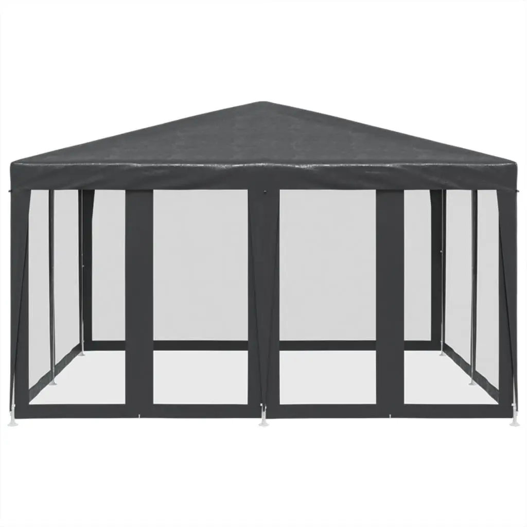 Party Tent Outdoor Gazebo Canopy 4x4m with 8 Mesh Sidewalls