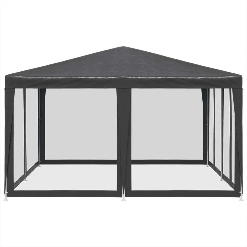 Party Tent Outdoor Gazebo Canopy 4x4m with 8 Mesh Sidewalls